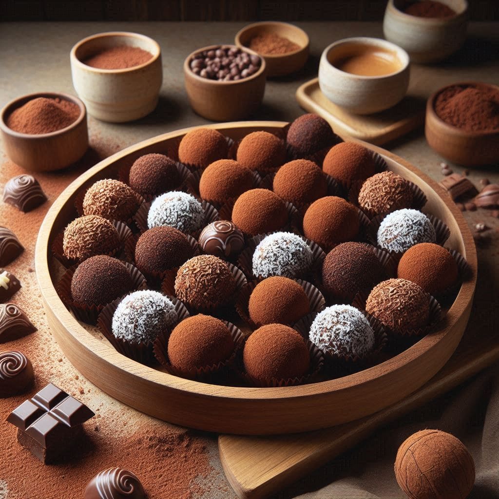 Brigadeiros meio amargo