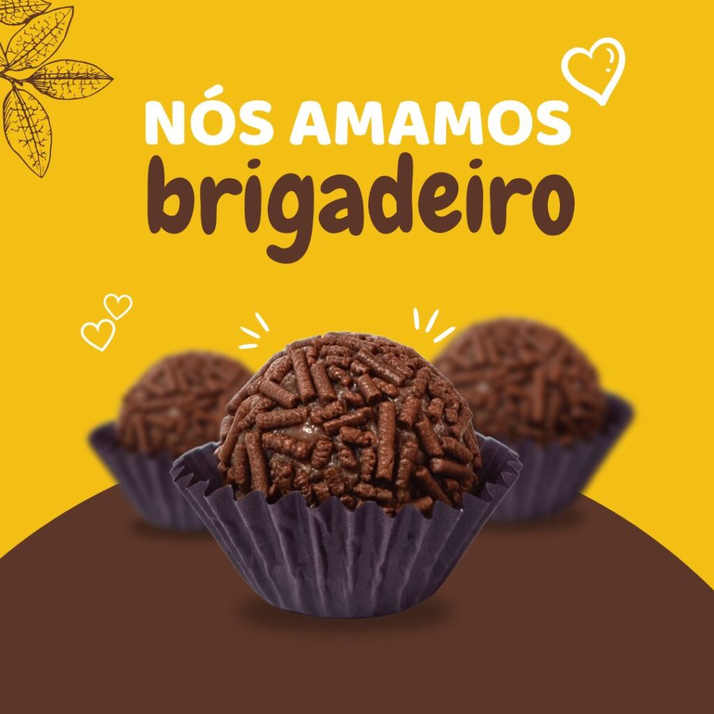 cardápio de brigadeiro