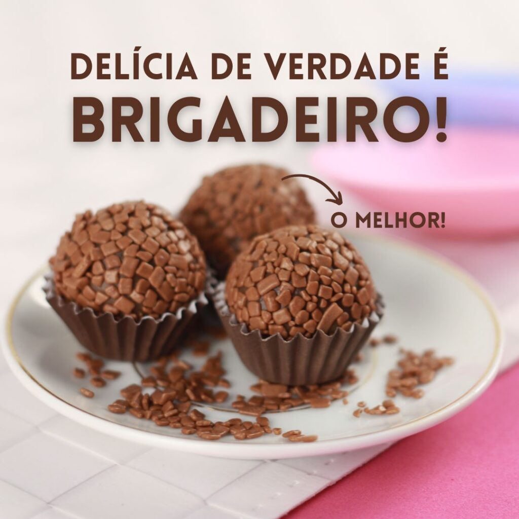 cardápio de brigadeiro