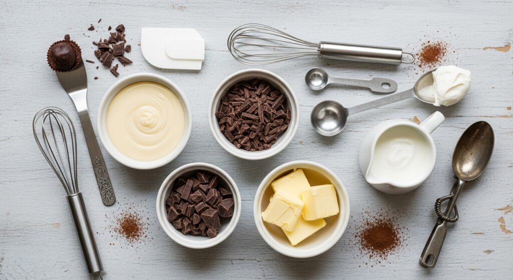 Quais são os ingredientes do brigadeiro gourmet