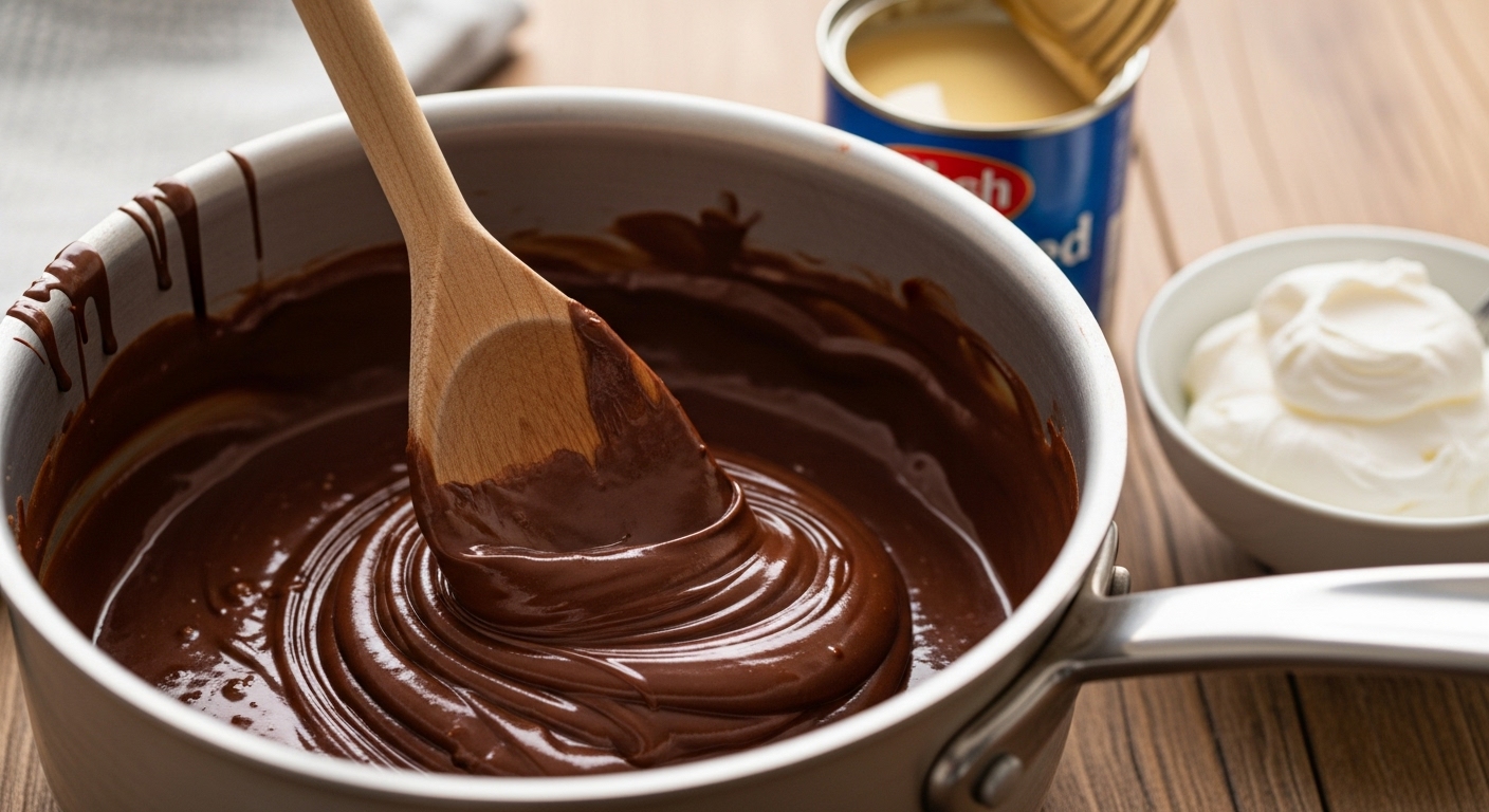 brigadeiro com creme de leite