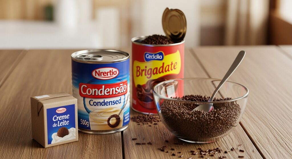 brigadeiro com creme de leite
