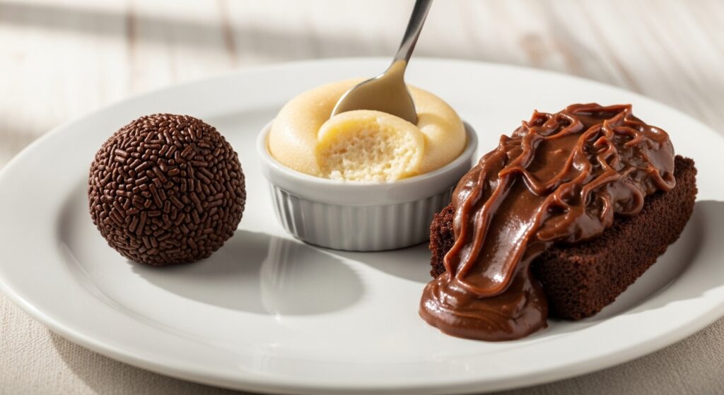 brigadeiro com creme de leite
