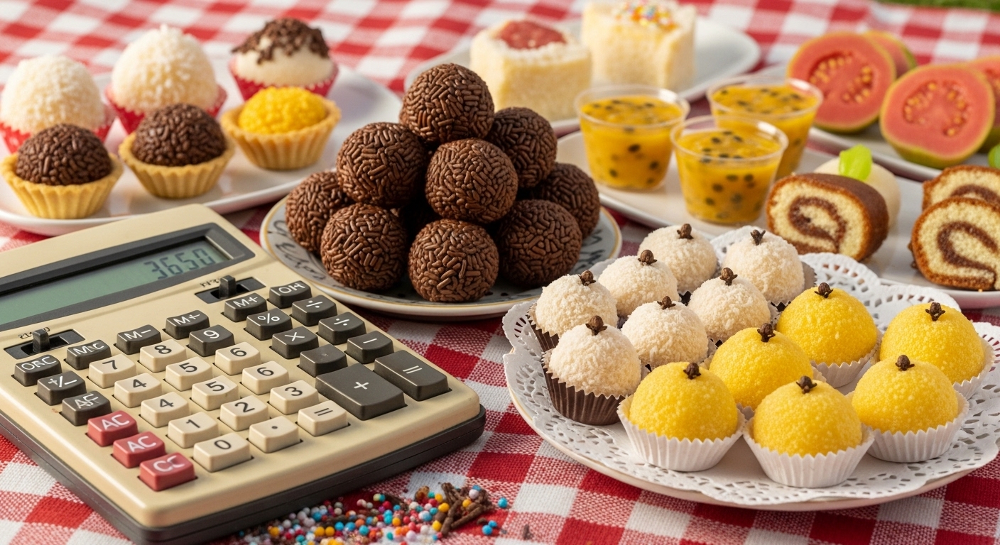 calculadora de doces para festa